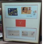 Collage of memorabilia