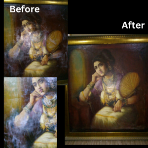 Old painting restored