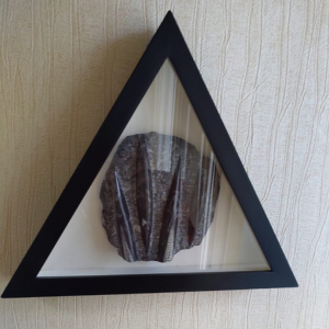 Stone ware framed in triangle customized wooden frame